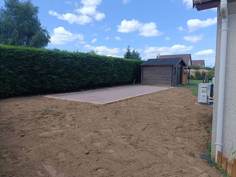 Création de terrain de pétanque dans l'Eure et la Seine Maritime